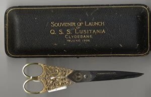 Webb Collection: QSS Lusitania - souvenir of launch
