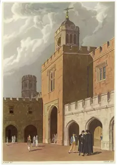 Crenellation Prints: Quadrangle, Rugby School