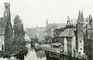 Quai Prints: Quai Rosaire (Rosary Quay), Bruges, Belgium