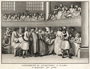 Quaker Meeting/Picart