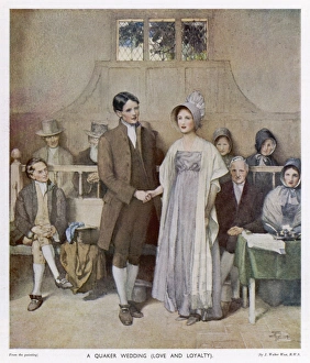 Quaker Collection: Quaker Wedding
