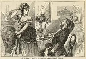 Stab Gallery: Quarrel between a husband and wife