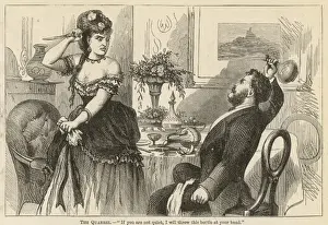 Anger Prints: Quarrel between a husband and wife