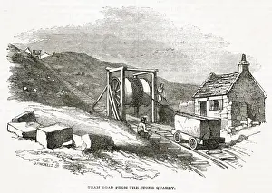 Transported Prints: QUARRY TRAM, PORTLAND