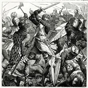 Leicester Prints: No Quarter to Traitors - Prince Edward (later King Edward I