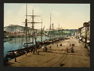 Quay Alex. III and commercial docks, Cherbourg, France