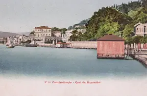 Buyukdere Prints: The Quay at Buyukdere - Istanbul, Turkey