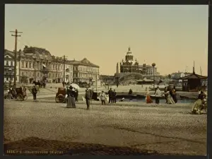 The quay, Helsingfors, Russia, i. e. Helsinki, Finland