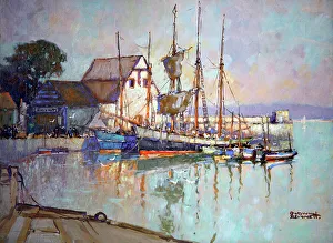 New Images November Prints: The Quay, Padstow, Cornwall