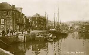 Cornish Collection: Quay at Padstow, Cornwall