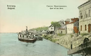 Quay on the River Sava - Belgrade, Serbia
