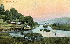 Conwy Prints: The Quay, Trefriw, Clwyd - Conwy