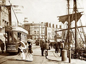 The Quayside, Ramsgate, early 1900s