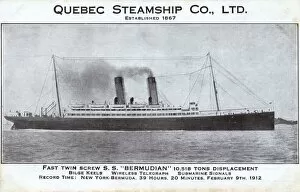 Fastest Gallery: Quebec Steamship Company - S. S. Bermudian