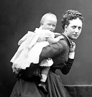 Queen Alexandra and her daughter Louise, Princess of Wales