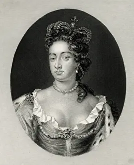 1702 Prints: Queen Anne / Oval