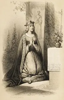Merovingian Prints: Queen Bertha, later a saint