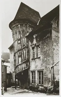 Staircase Prints: Queen Berthes Staircase, Chartres, France
