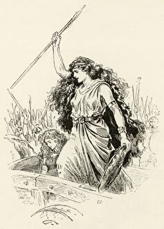Images Dated 21st December 2010: Queen Boudica of the Iceni Tribe