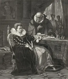 Queen Elizabeth, consenting to the death of Marie Stuart