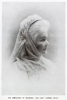 Carmen Prints: Queen Elizabeth, Dowage, Queen of Roumania (1843 - 1916)