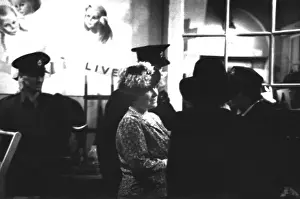 Live Prints: Queen Elizabeth at Harrods meeting NFS firefighters, WW2
