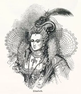 Queen Elizabeth I (1533 - 1603), Queen of England and Ireland, reigned (1558 - 1603)