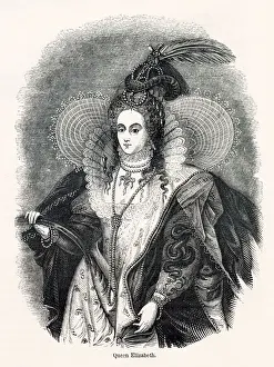 Queen Elizabeth I (1533 - 1603), Queen of England and Ireland, reigned (1558 - 1603)