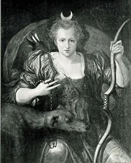 Queen Elizabeth I as Diana the Huntress by Cornelis Vroom