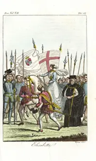Plume Prints: Queen Elizabeth I of England at Tilbury, 1588