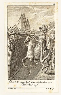 1588 Prints: Queen Elizabeth I of England at Tilbury, 1588