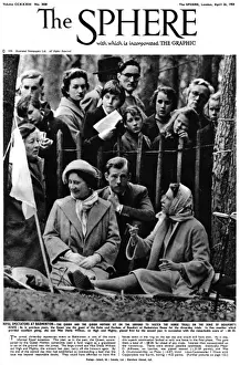 Interests Prints: Queen Elizabeth II at Badminton Horse Trials