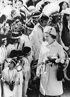 Images Dated 19th September 2011: Queen Elizabeth II - British Columbia, 1971