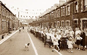 Queen Elizabeth II Coronation Street Party 1953