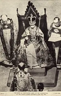 Queen Elizabeth II - Coronation - Westminster Abbey