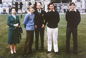 Queen Elizabeth II and family