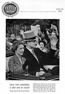 Queen Elizabeth II on first day of Ascot