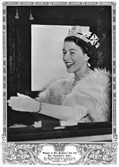 Sovereign Prints: Queen Elizabeth II going to State Opening of Parliament