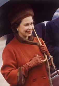 Images Dated 20th July 2011: Queen Elizabeth II greets the Aga Khan