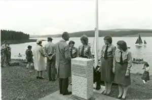 Canoes Prints: Queen Elizabeth II at Kielder Water