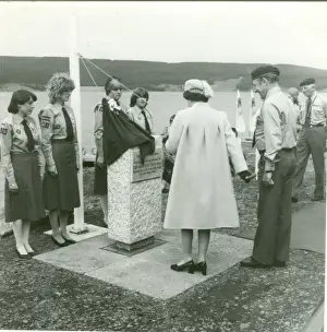 Queen Elizabeth II at Kielder Water