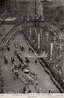 Queen Elizabeth II - Leaving the Palace - Coronation