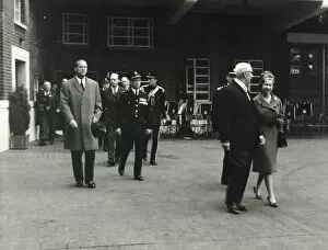 Images Dated 31st May 1966: Queen Elizabeth II at LFB Annual Review in Lambeth