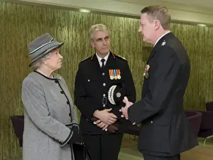 Queen Elizabeth II opening the new LFB Headquarters