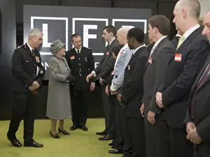 Queen Elizabeth II opening the new LFB Headquarters