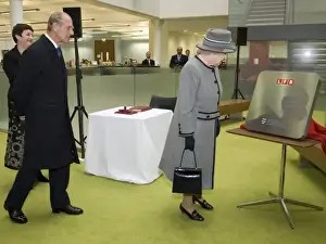 Queen Elizabeth II opening the new LFB Headquarters