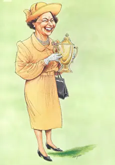 Horseracing Prints: Queen Elizabeth II - Racehorse owner