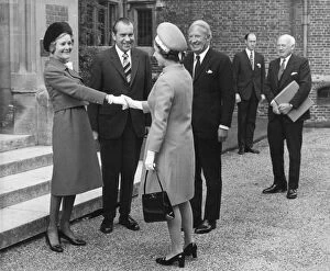 Images Dated 19th September 2011: Queen Elizabeth II with Richard Nixon, 1970