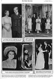 Images Dated 13th February 2012: Queen Elizabeth II - the Royal betrothal 1947