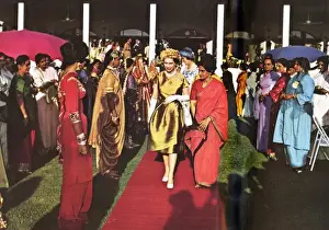 Queen Elizabeth II - royal tour of India